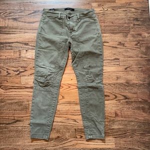 J. Brand Twill skinny pants - Army Green